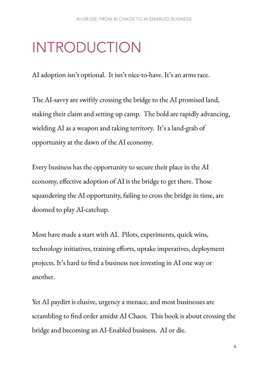 AI OR DIE: From AI Chaos to AI Enabled Business